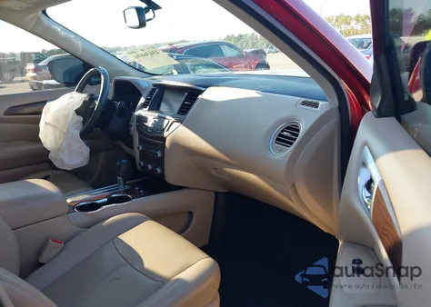 2018 Nissan Pathfinder Platinum из США, поврежденный, VIN 5N1DR2MN6JC625328